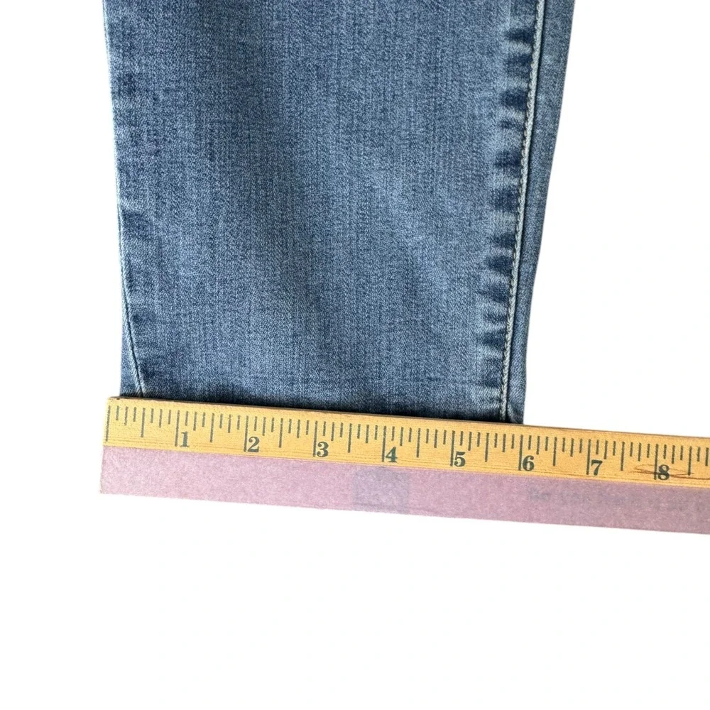 Talbots Curvy Ankle Jeans‎ Womens 12 Medium Wash Blue Stretch Denim Pants